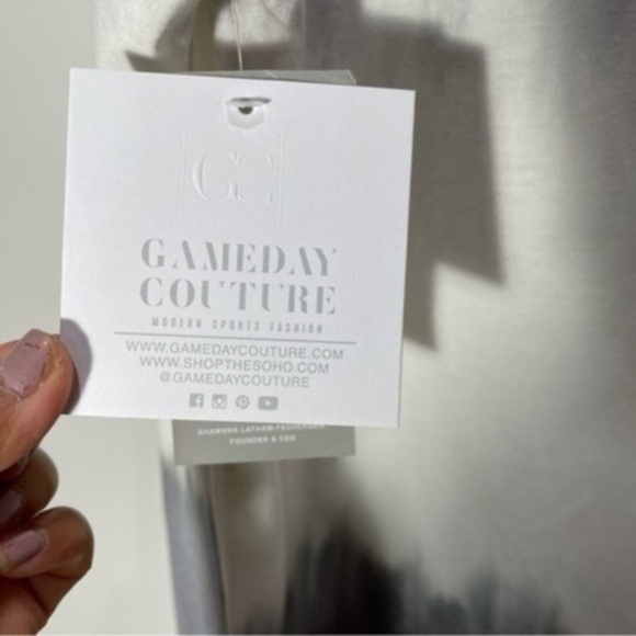 Gameday Couture White/Gray Nebraska Huskers High Line Tiered Dip-Dye T-Shirt M - Picture 8 of 11